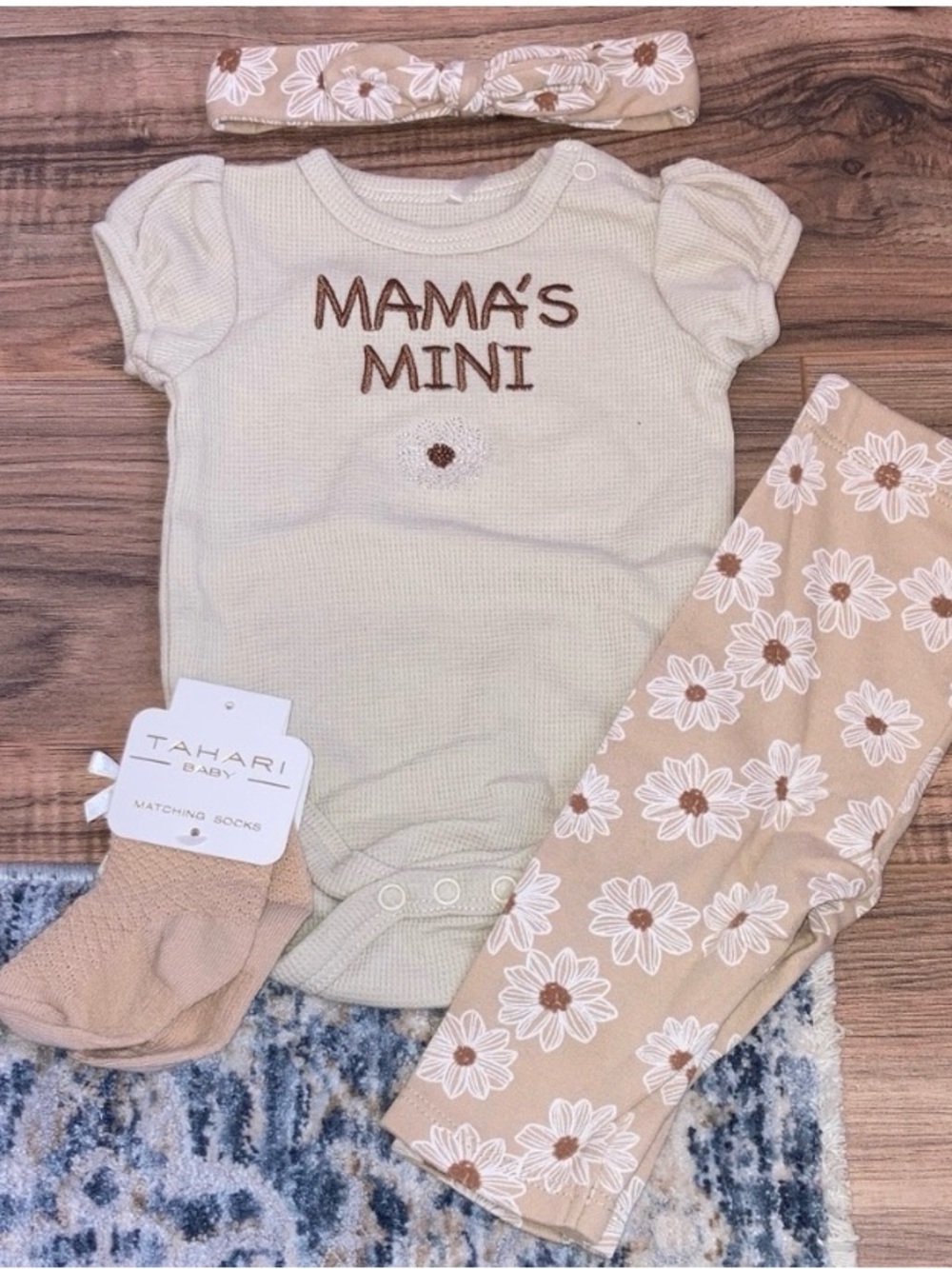 chick pea Pink Cherry Print Bow Headband - 3 Piece Set